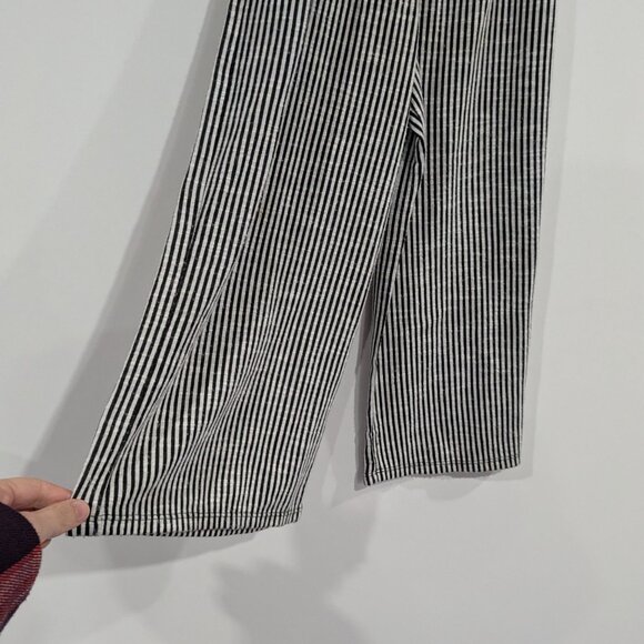 Jenna & Jessie Striped Jumpsuit Romper Black White Size 7 - Picture 2 of 5